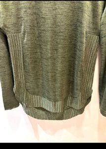 Cozy Green Long Sleeve Top