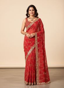 Red Gorgeous Saree For Wedding