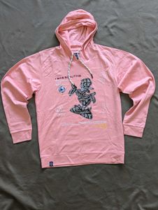 Pink Graphic Hoodie