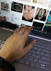 'Heart On Finger ' Adjustable Ring