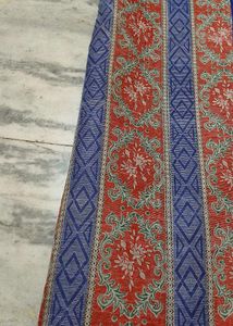 Vibrant Blue Persian-Style Rug