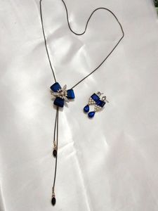 Blue Crystal Ad Korean Set