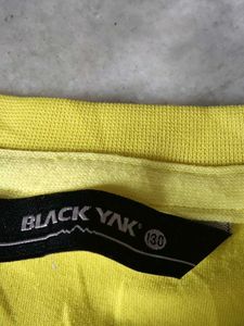Men's Yellow "BLACK YAK" T-Shirt