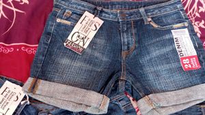 Denim Women's Shorts imported 3 pcs