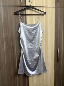 42 H&amp;M Draped slip dress