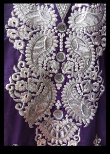 Purple Cotton Kurta