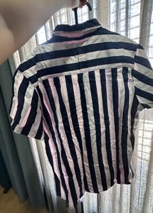 Men's Striped Short-Sleeve Shirt