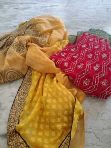 1 gharcholu and, one yellow sare
