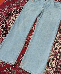 Wrangler Light Wash Baggy Denim Jeans