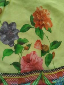 Yellow Floral Kurta Set with Dupatta