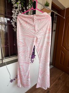 Pink Swirl Print Pants