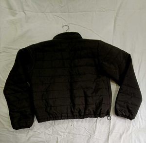 Stylish Black Quilted Jacket