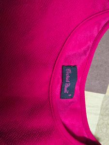 Vibrant Fuschia Pink Ruffle Sleeve Top