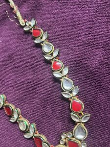 Stunning  antique  kundan Necklace Set