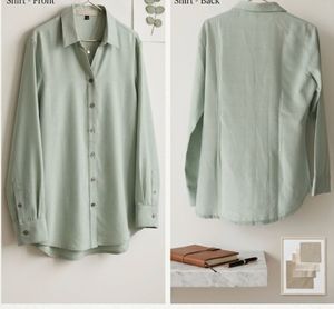 Light Green Button-Up Shirt