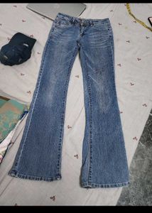 Women's Blue Flare Jeans
