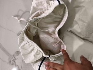 Stylish Cream Jogger Pants