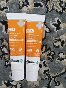 The Derma Co SPF 50 Hyaluronic Sunscreen