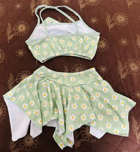 Cute Floral Swimsuit Set