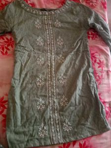 Green colored Short kurti