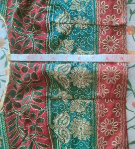 Designer Lehnga Saree With Stiched Blouse
