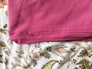Cute Flower Applique T-Shirt