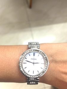 Fossil Original Women's Watch - Silver &amp; Crystal