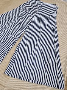 Striped Wide-Leg Palazzo Pants