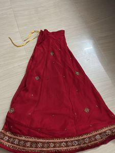 Red Lehanga Choli Set