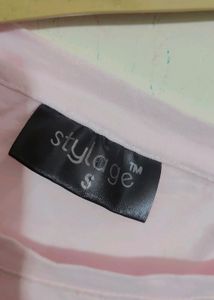 Light Pink Crop T-shirt For Girl Or Woman 30 Bust
