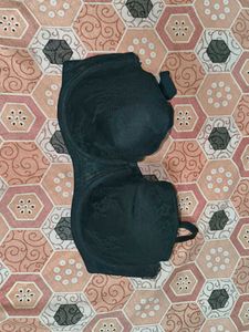 Black Lace Padded Bra