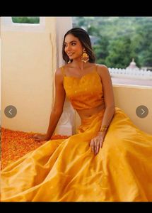 Gorgeous Mustard Lehenga Choli Set