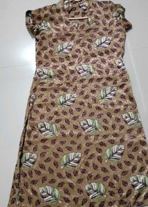 Leaf Print Kurta