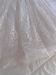 Elegant Lace Embellished pink ball Gown