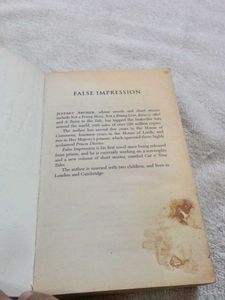 False Impression by Jeffrey Archer original book