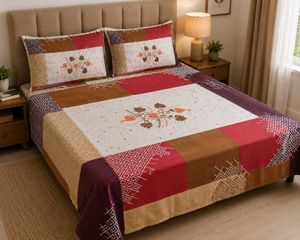 Patchwork Floral Bedsheet Set