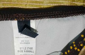 Guess Brown &amp; Gold Bikini Bottoms