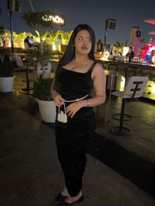 Elegant Black Velvet Bodycon Dress