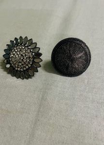 Statement Rings - Set of 2
