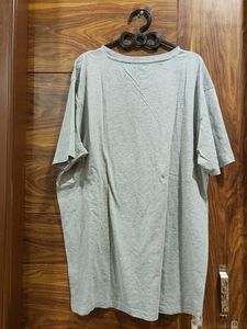 Plain Grey Oversized T-Shirt