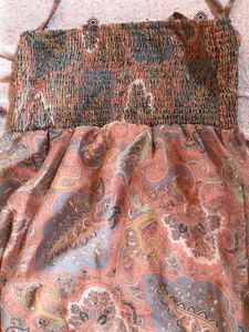 Price Drop For Floral Maxi dress With Tie Up Details