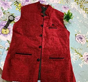 Men's Ethenic Half Blazer