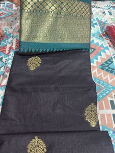 Elegant Black Kashi Silk Saree