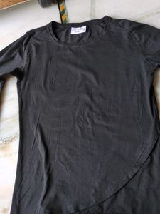 Basic Black Long Sleeve Top