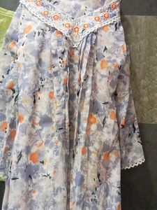 Umbrella Shape New Dress With One Stain