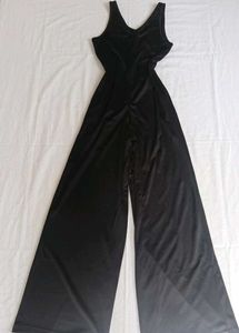 Chic Black Wide Leg Jumpsuit