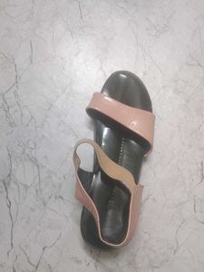 Peach Slingback Sandals