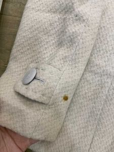 Cream Wool Blend Coat - Fix Rate