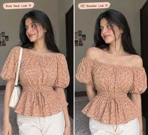Off shoulder CropTop