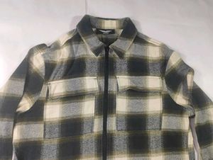 Men's Plaid Flannel Shirt Jacket